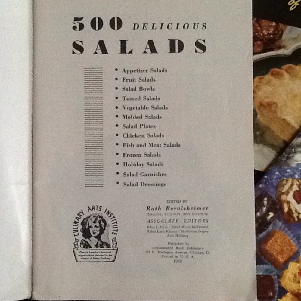 3 Old (1950) Cookbooks